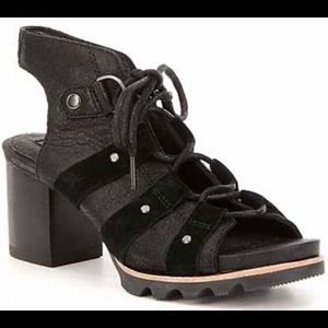 Sorel Addington Black Heels